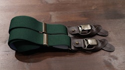 Solid Suspenders Stretch - Green