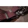 Striped Suspenders Stretch - Burgundy/White