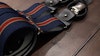 Regimental Suspenders Stretch - Navy Blue/Burgundy
