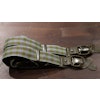 Check Viscose Suspenders - Beige/Brown