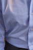 Solid Fine Twill Shirt - Cutaway - Light Blue