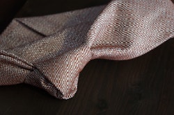 Solid Cotton Tie - Caramel