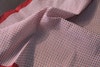 Polka Dot Seersucker Cotton/Silk Pocket Square - Red