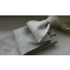 Solid Silk/Wool Donegal Tie - Untipped - Beige