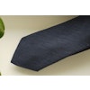 Solid Shantung Tie - Navy Blue