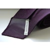 Solid Silk Grenadine Fina Tie - Untipped - Lilac/Navy Blue
