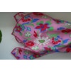 Large Floral Linen Pocket Square - Pink/Red/Green/Blue