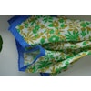 Jungle Linen Pocket Square - Green/White/Blue