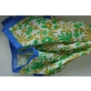 Jungle Linen Pocket Square - Green/White/Blue