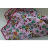 Small Floral Linen Pocket Square - Pink/Red/Green/Yellow
