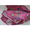 Small Floral Linen Pocket Square - Cerise/Yellow/Green/Mid Blue