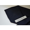 Solid Linen/Silk Grenadine Tie - Untipped - Navy Blue