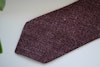 Solid Silk/Linen Tie - Untipped - Burgundy