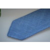Solid Silk/Linen Tie - Untipped - Light Blue