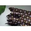 Floral Silk Pocket Square - Brown/Light Blue/Yellow