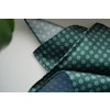 Floral Silk Pocket Square - Green/Light Blue/Brown/Yellow