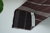 Regimental Wool/Silk Tie - Untipped - Mid Brown/Beige