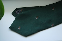 Animali Cotton/Silk Tie - Green