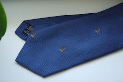 Animali Cotton/Silk Tie - Light Blue