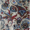Floral Wool Scarf - Beige/Burgundy/Navy Blue/Light Blue/Brown