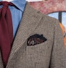 Dogtooth Wool Jacket - Unconstructed - Brown/Beige (only size 46 left!)