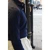 Solid Long Sleeve Polo Shirt - Cutaway - Navy Blue