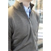 Halfzip Merino Pullover - Brown