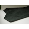 Solid Textured Wool Tie - Untipped - Green