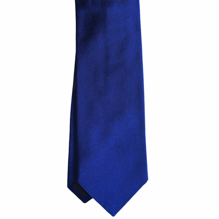 Solid Rep Silk Tie - Royal Blue