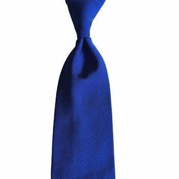 Solid Rep Silk Tie - Royal Blue