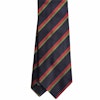 Regimental Rep Silk Tie - Navy Blue/Red/Green/Yellow