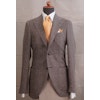 Semi Solid Wool/Linen Jacket - Unconstructed - Brown