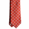 Floral Linen Tie - Red/White/Beige