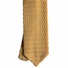 Zigzag Solid Knitted Silk Tie - Yellow
