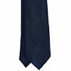 Solid Silk Grenadine Fina Tie - Black