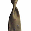 Floral Silk Grenadine Tie - Untipped - Yellow/Red/Light Blue