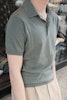 Short Sleeve Polo Pima Cotton  - Light Olive Green