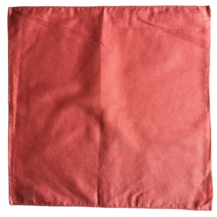 Solid Cotton Pocket Square - Apricot