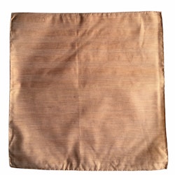 Solid Silk/Linen Pocket Square - Light Orange