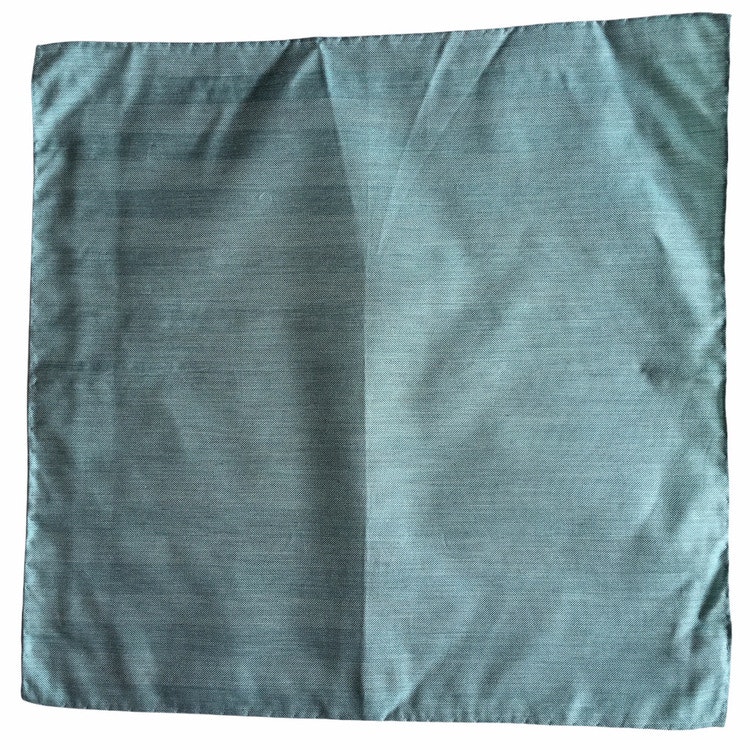 Solid Silk/Linen Pocket Square - Mint
