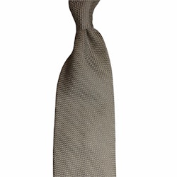 Solid Silk Grenadine Fina Tie - Untipped - Champagne