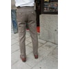 Solid Ghurka Wool Tweed Trousers - Brown