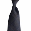Glencheck Light Wool Tie - Untipped - Brown/Lilac