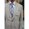 Solid Herringbone Wool/Cashmere Jacket - Unconstructed - Taupe