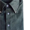 Enfärgad Flanellskjorta - Button Down - Mörkgrön