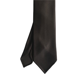 Solid 50 oz Silk Tie - Untipped -  Brown