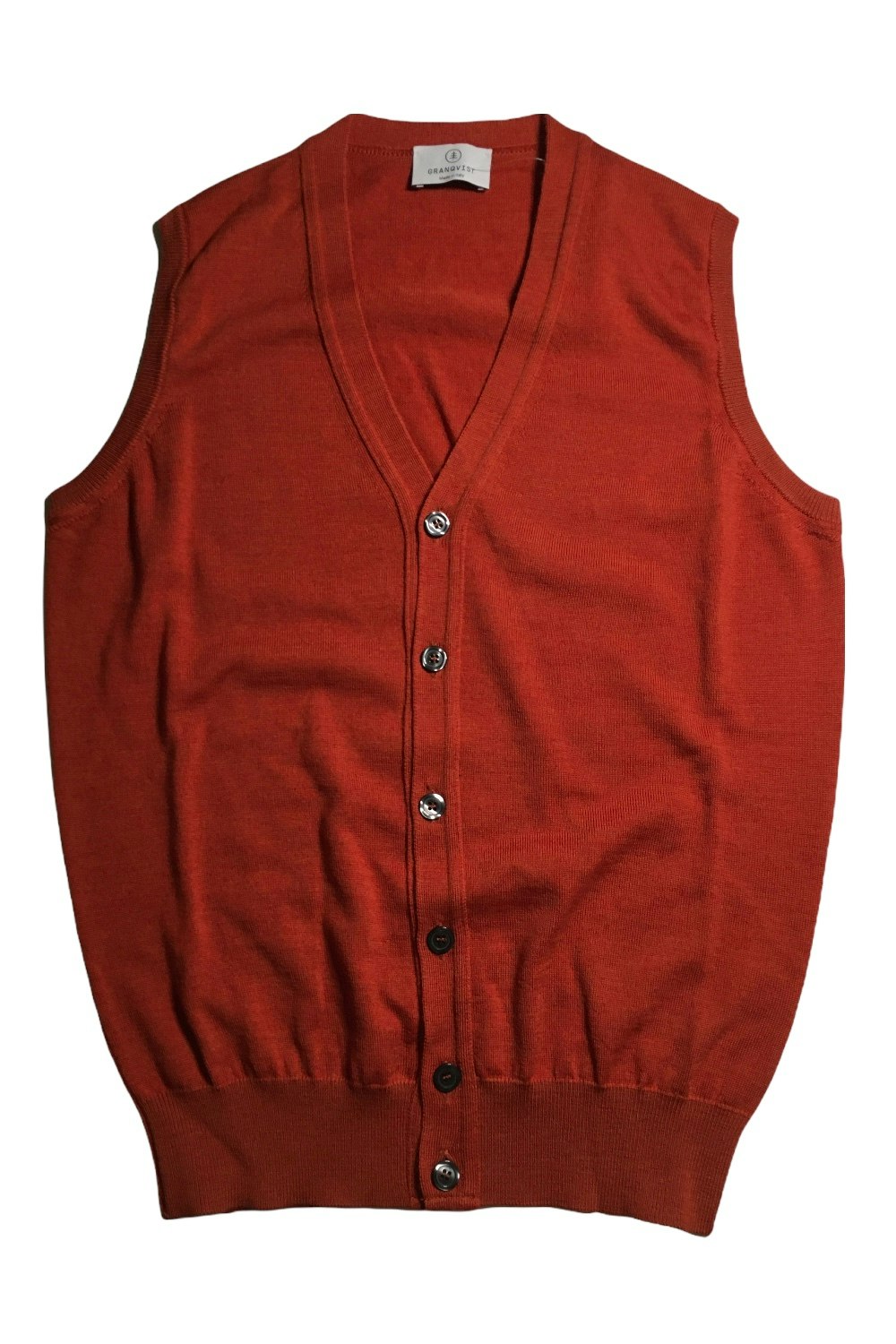 Merino Vest - Orange