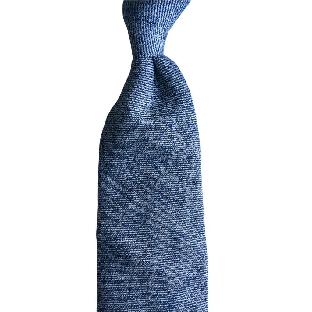 Solid Cashmere Tie - Untipped - Light Blue