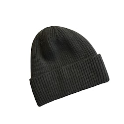 Pure Cashmere Beanie - Olive Green