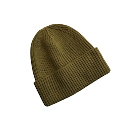 Pure Cashmere Beanie - Muted Yellow